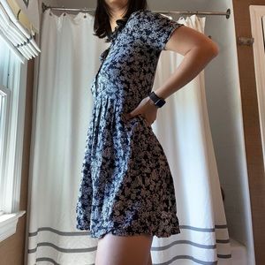 Urban Outfitters Babydoll Patterned Dress